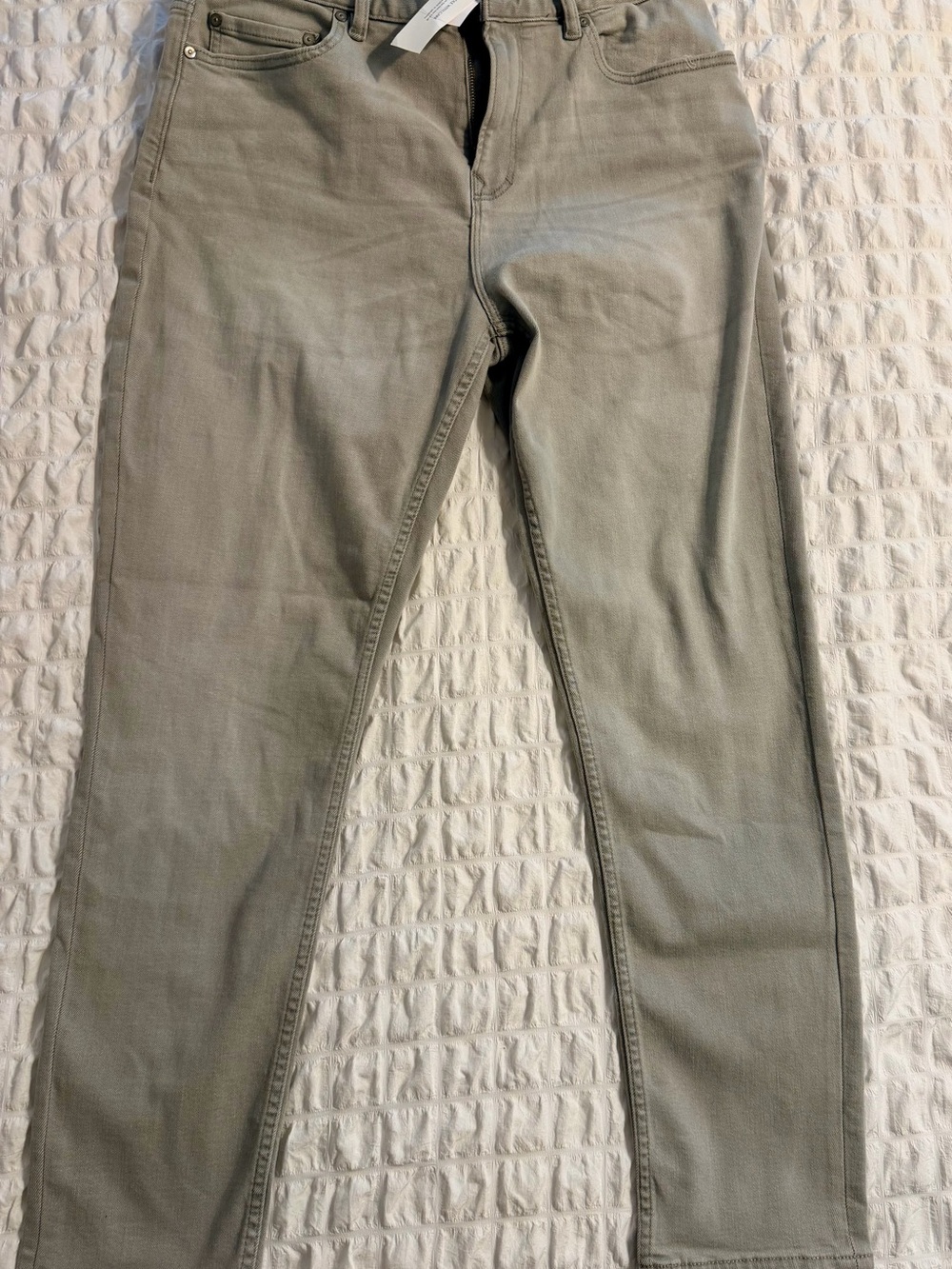 Banana Republic Men’s Slim Jeans light gray